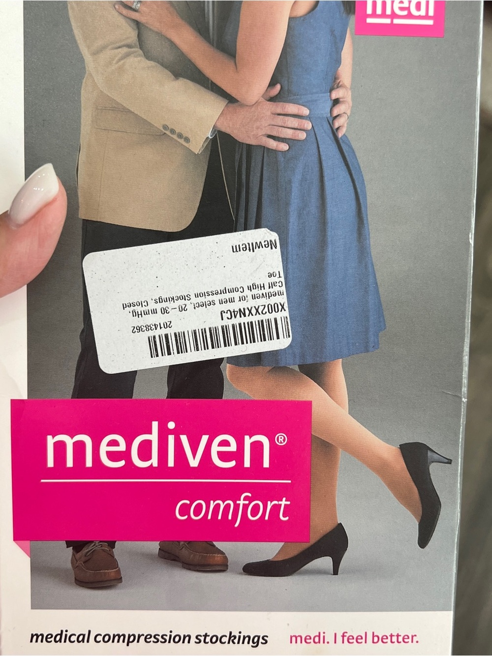 Comfort Medical Compression Stockings - Beige